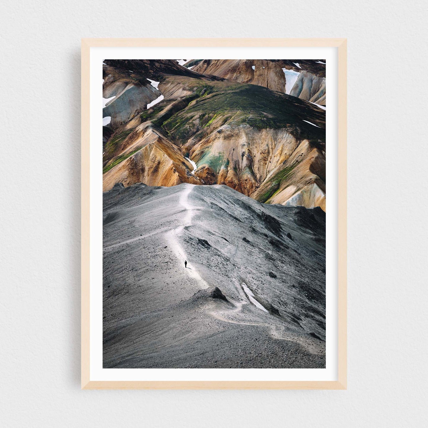 The Lonely Wanderer — Landmannalaugar