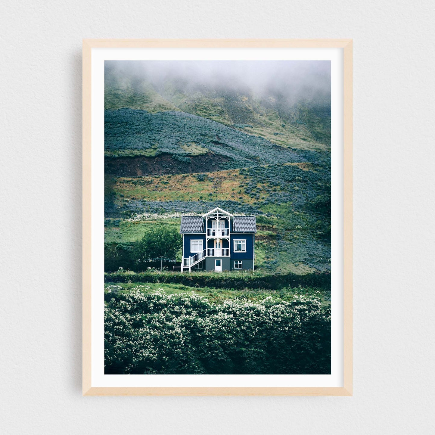 The Blue House of Siglufjörður