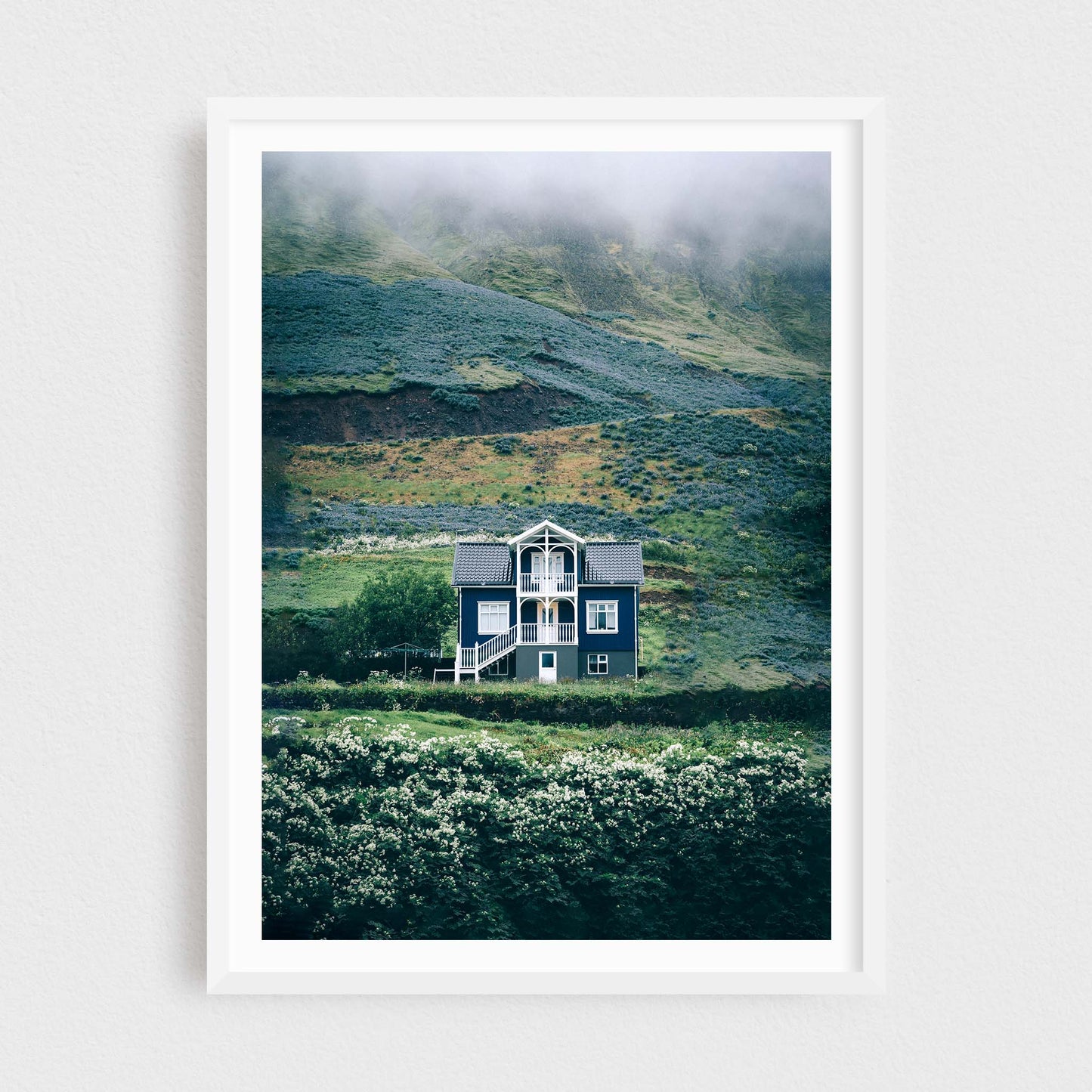 The Blue House of Siglufjörður