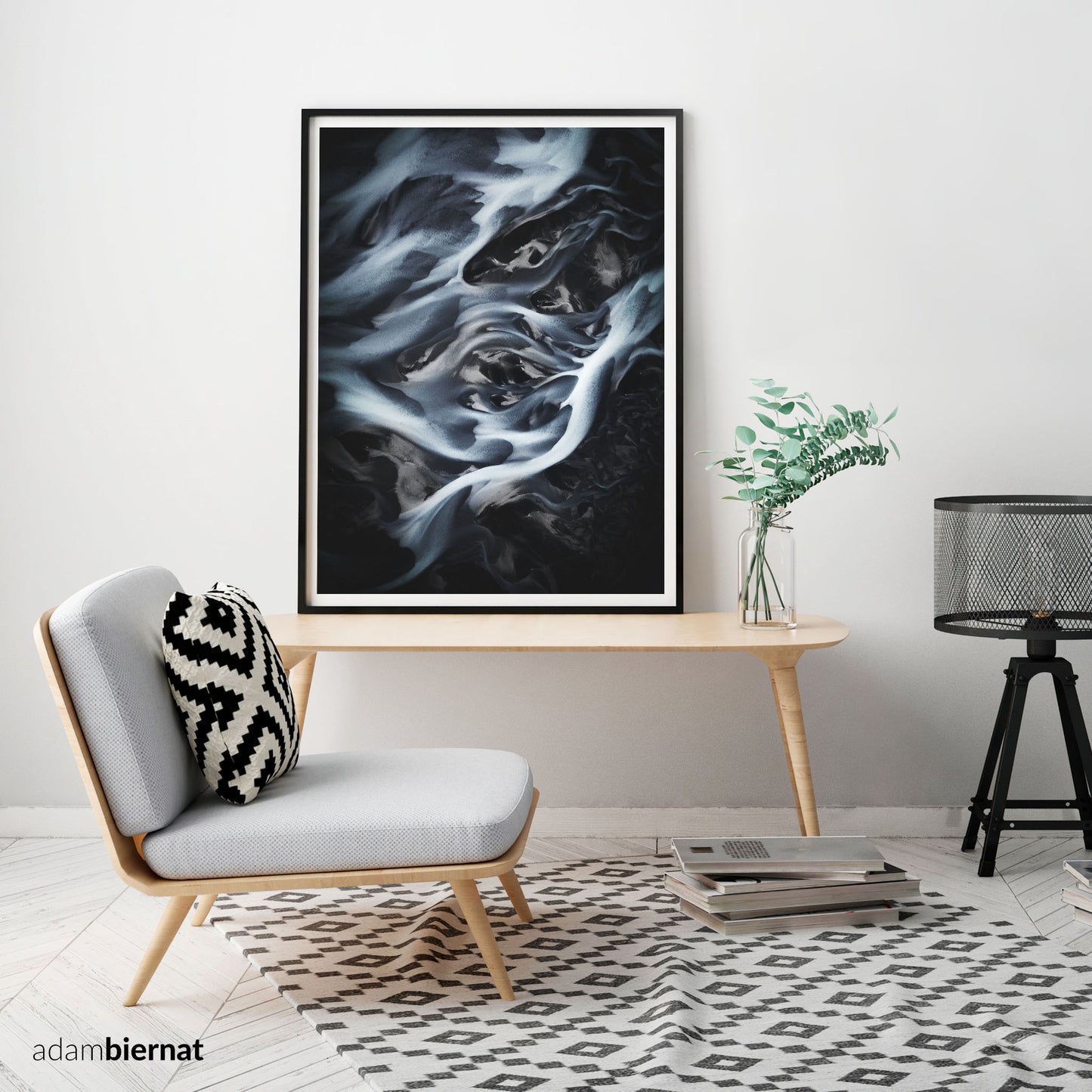 Nordic Home Decor - Icelandic River Photography Print