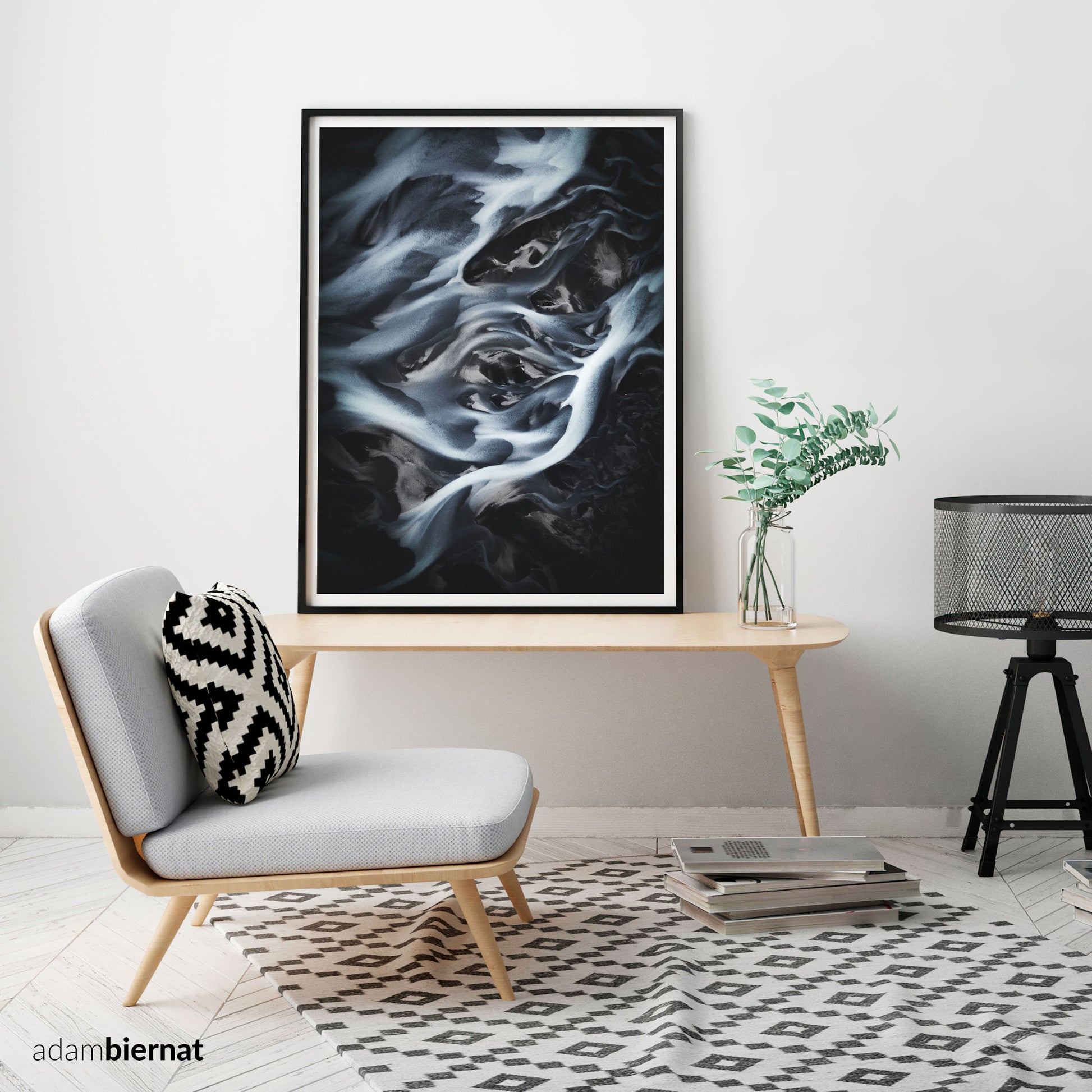 Nordic Home Decor - Icelandic River Photography Print