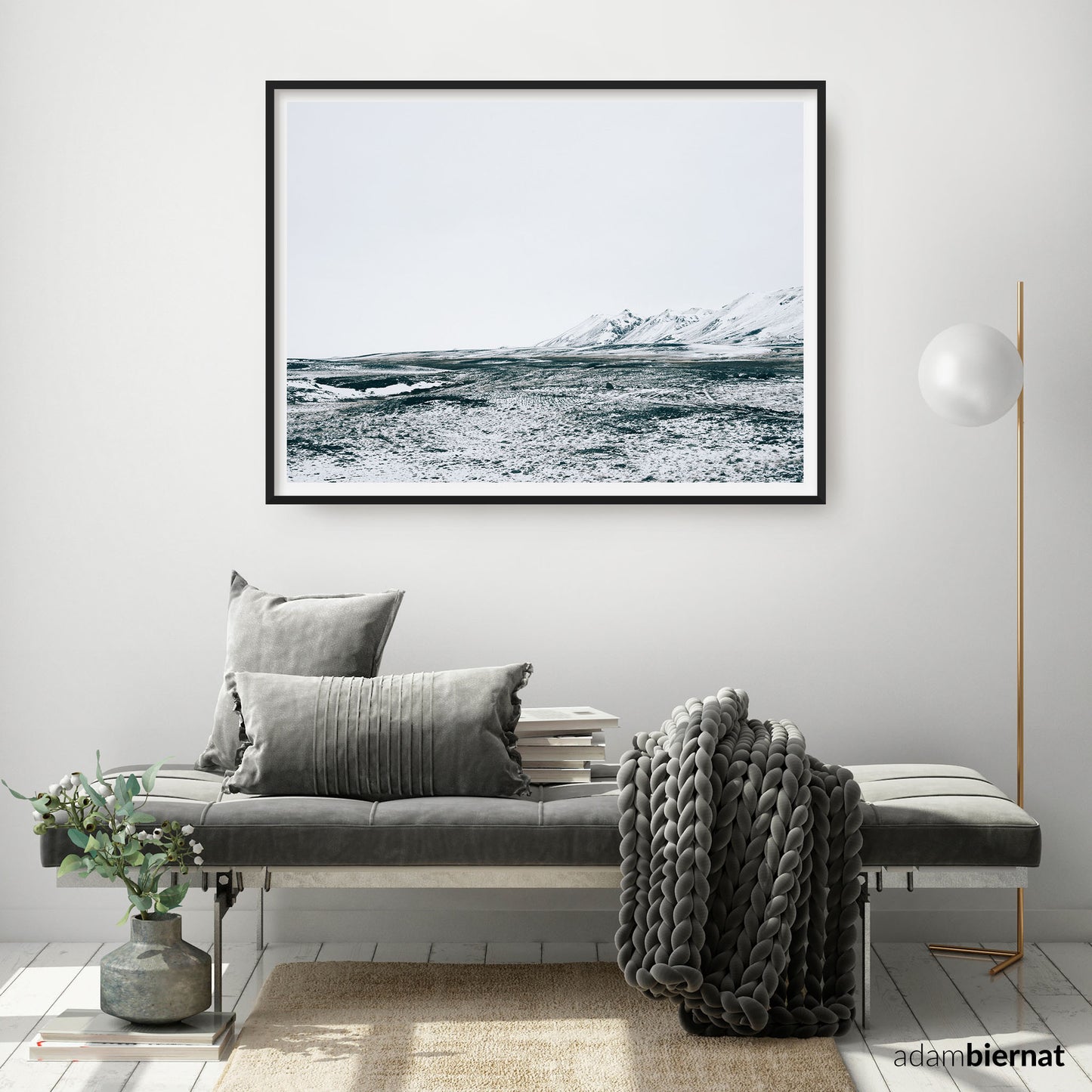 Scandinavian Interior Design - Iceland Landscape Photography Print - Mulathing