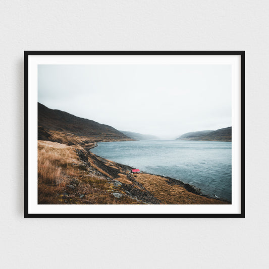 Red Cabin in the Westfjords