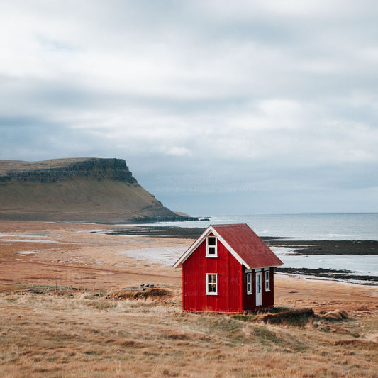 The Red Cabin of Ásgarður