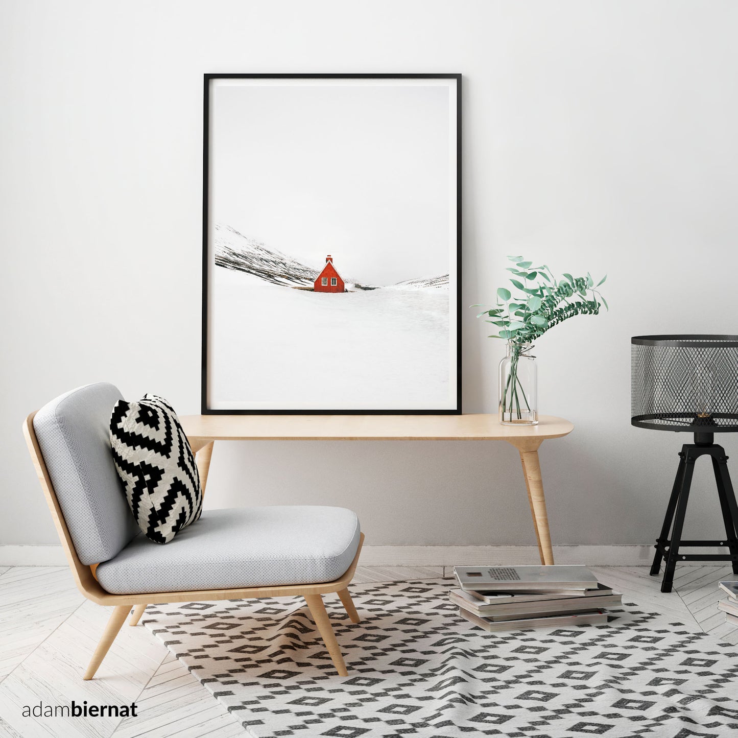 Minimalist Scandinavian Wall Decor - Iceland Photography Print